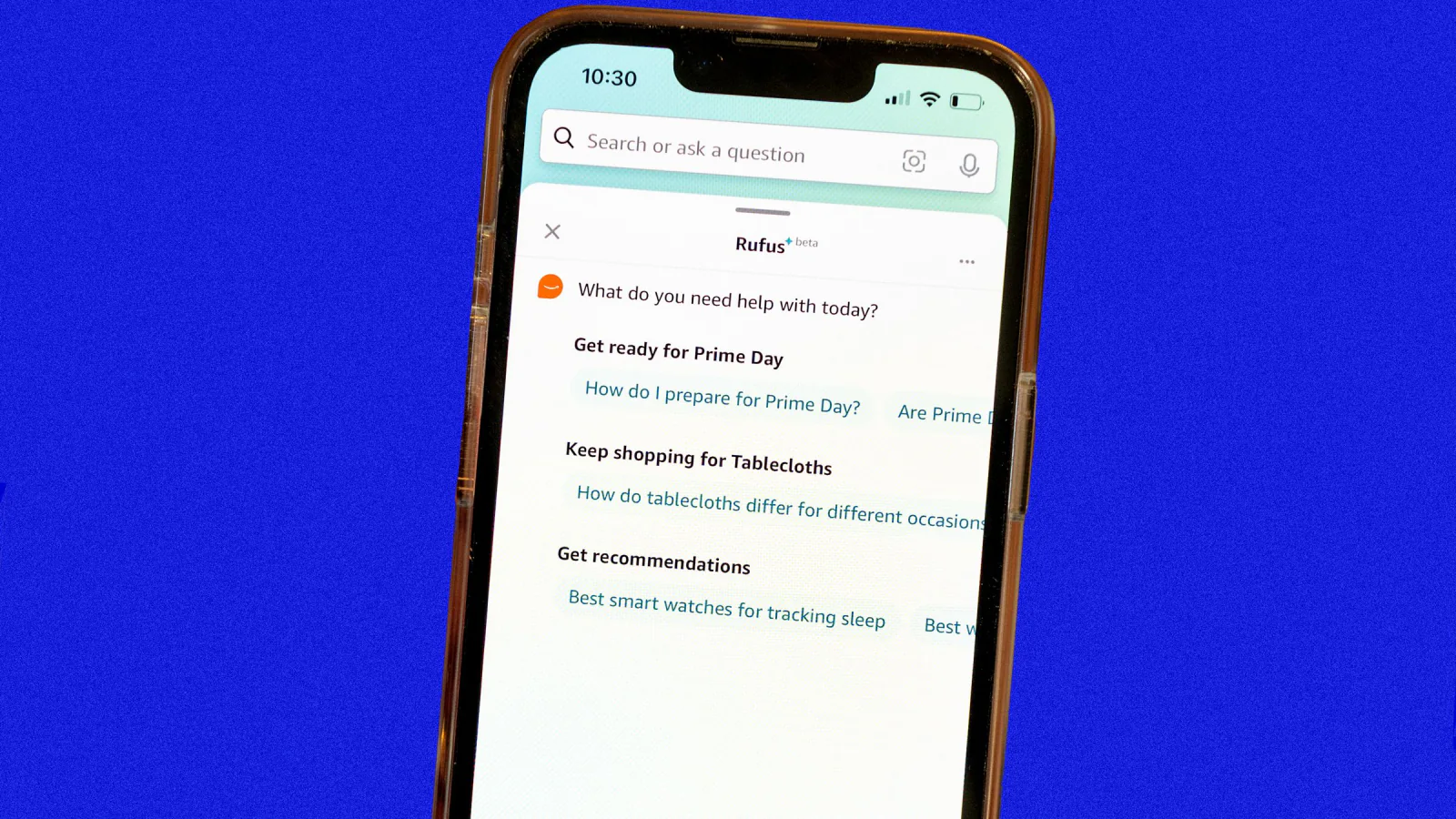 Amazon Rufus shopping assistant