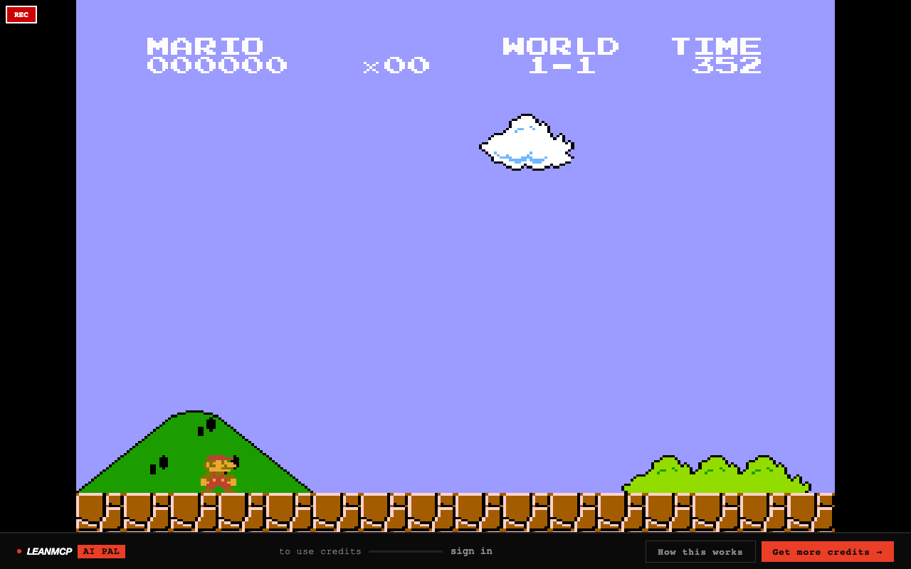 Mario gameplay with levels generated in real time by AI