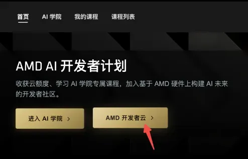 一键进入 Radeon Cloud