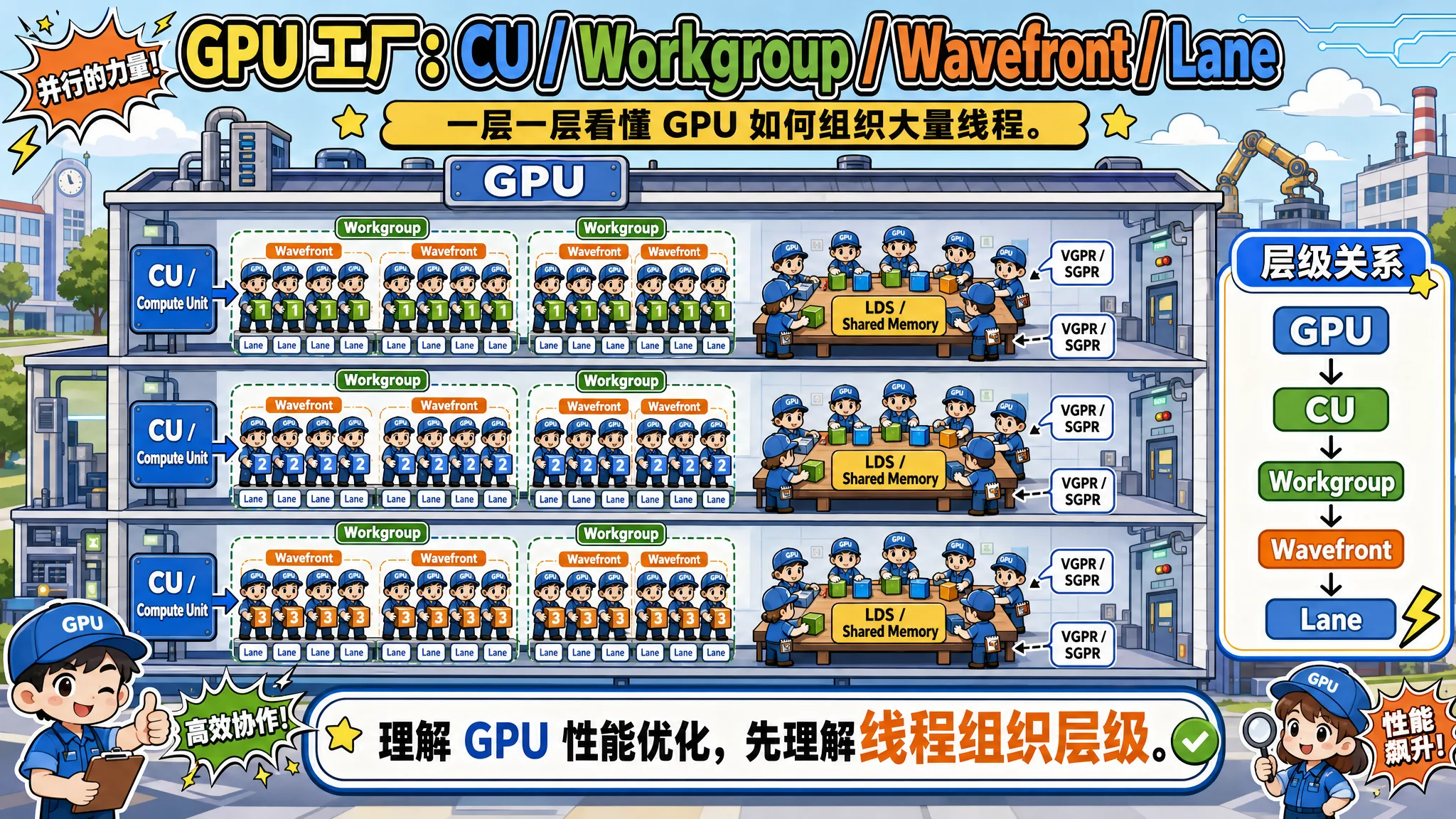 GPU 工厂内部结构