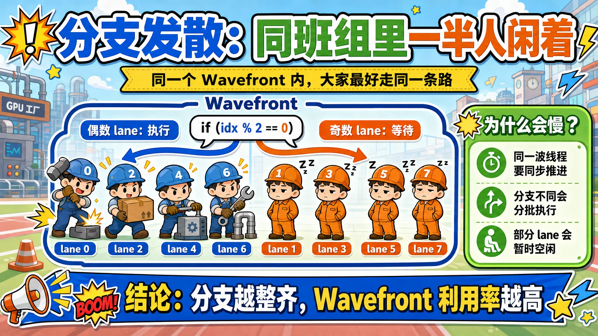 Wavefront 分支发散