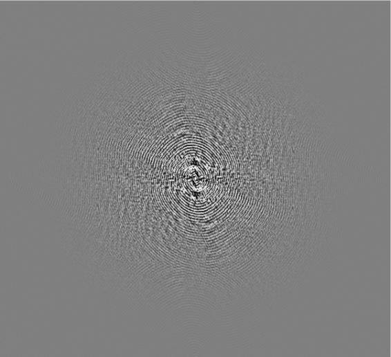 MRI k-空间数据示例